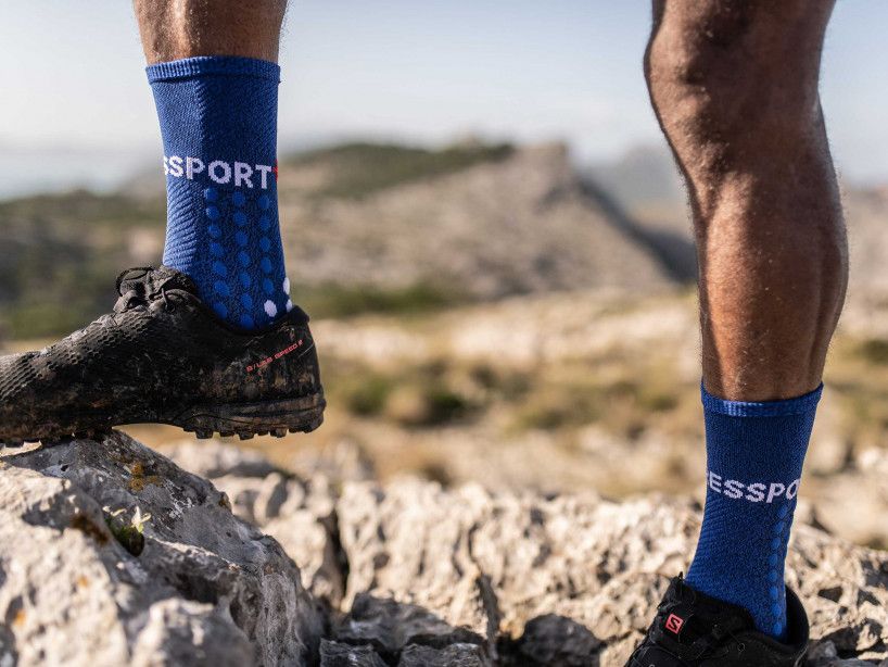 ULTRA TRAIL SOCKS BLUE MELANGE